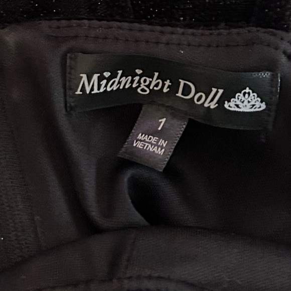 Midnight Doll Mini Dress Size 1 - Picture 7 of 9